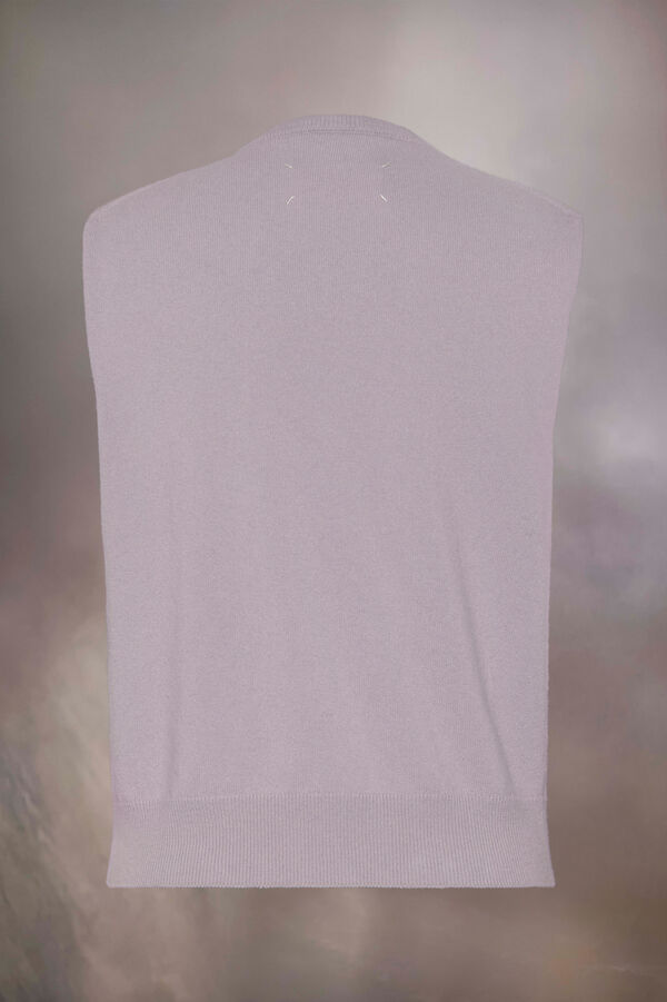 Maison Margiela Gilet En Laine à Col En V
