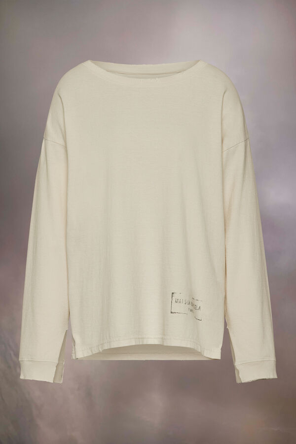 maison margiela Haut à logo estampillé