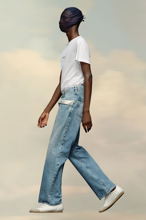 Maison Margiela Jean Droit à Poches Contrastées