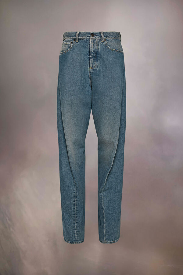 maison margiela Jeans à couture diagonale