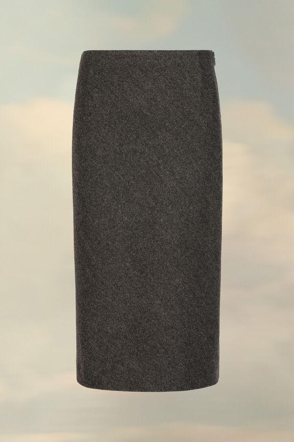 maison margiela Jupe trapèze à chevrons