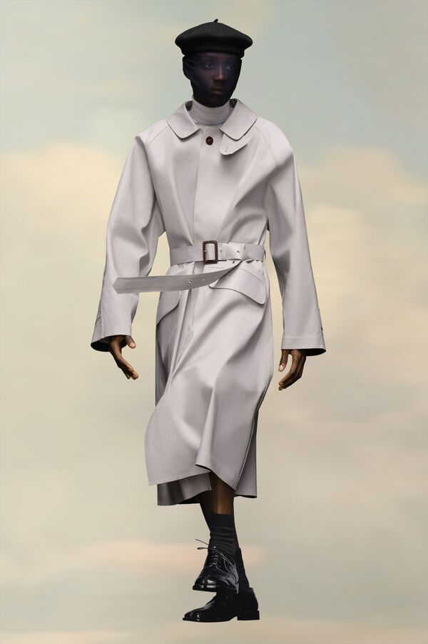 Maison Margiela Manteau Ceinturé