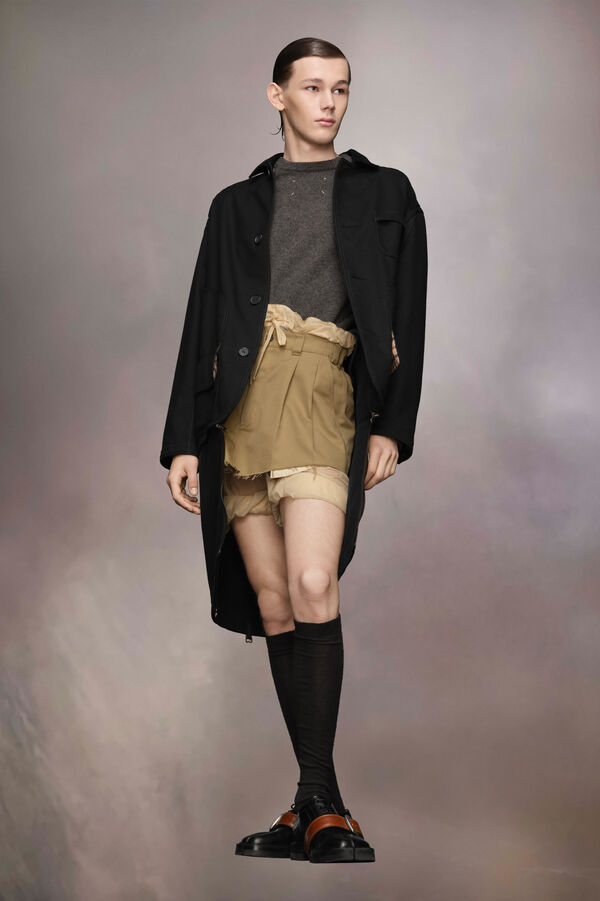 Maison Margiela Manteau Double En Coton épais
