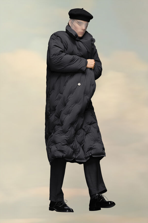 Maison Margiela Manteau Matelassé En Nylon Recyclé