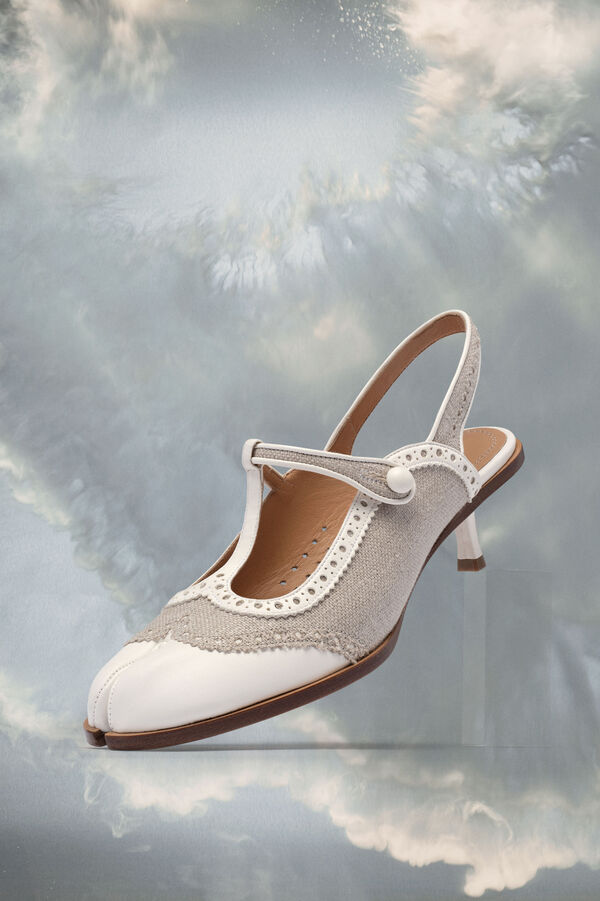 maison margiela Mary Janes à bride arrière Tabi