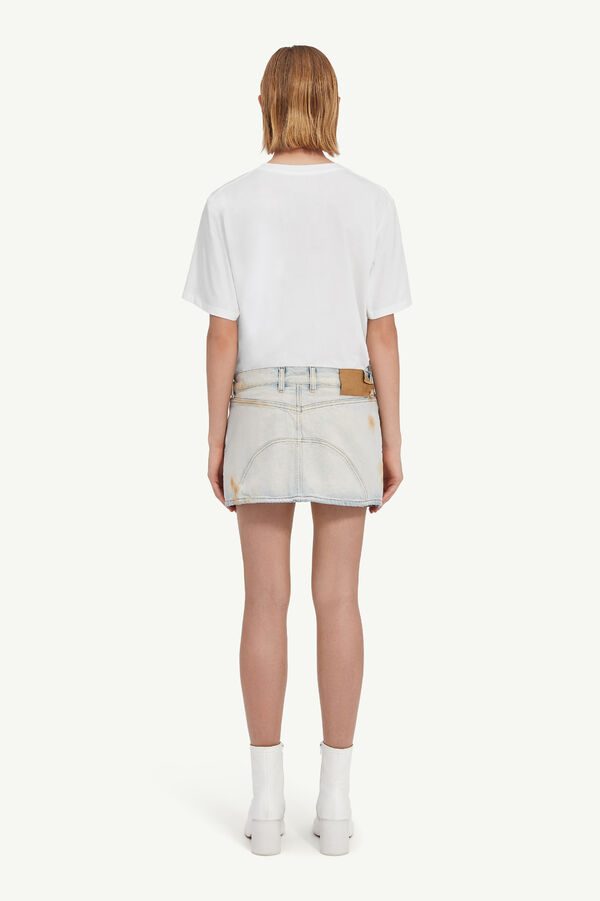 Maison Margiela Mini Jupe En Denim