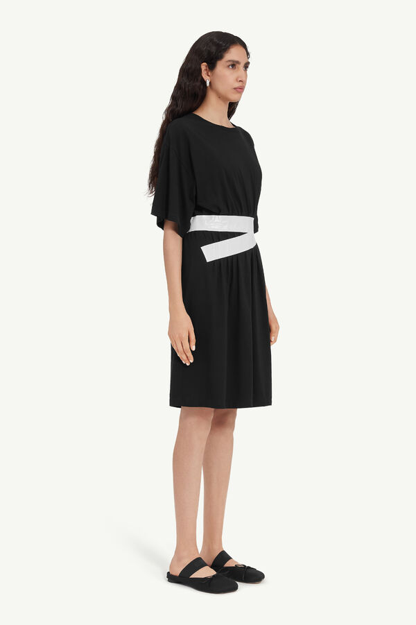 Maison Margiela Mini Robe En Jersey Taped