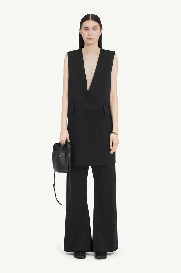 Maison Margiela Mini Robe En Laine Façon Tailleur