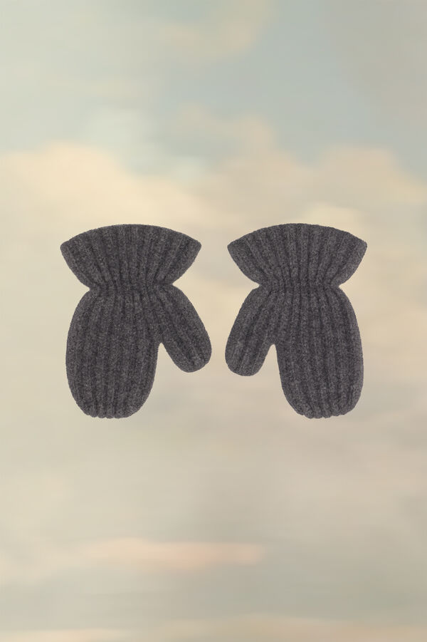 Maison Margiela Moufles En Laine Feutrée