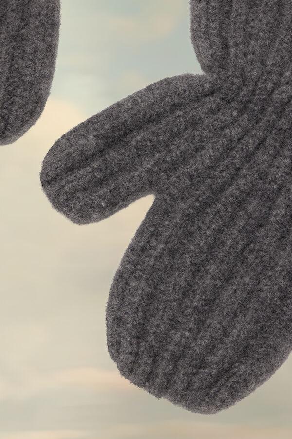 Maison Margiela Moufles En Laine Feutrée