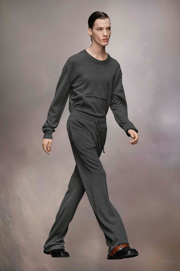 Maison Margiela Pantalon En Cachemire Décortiqué