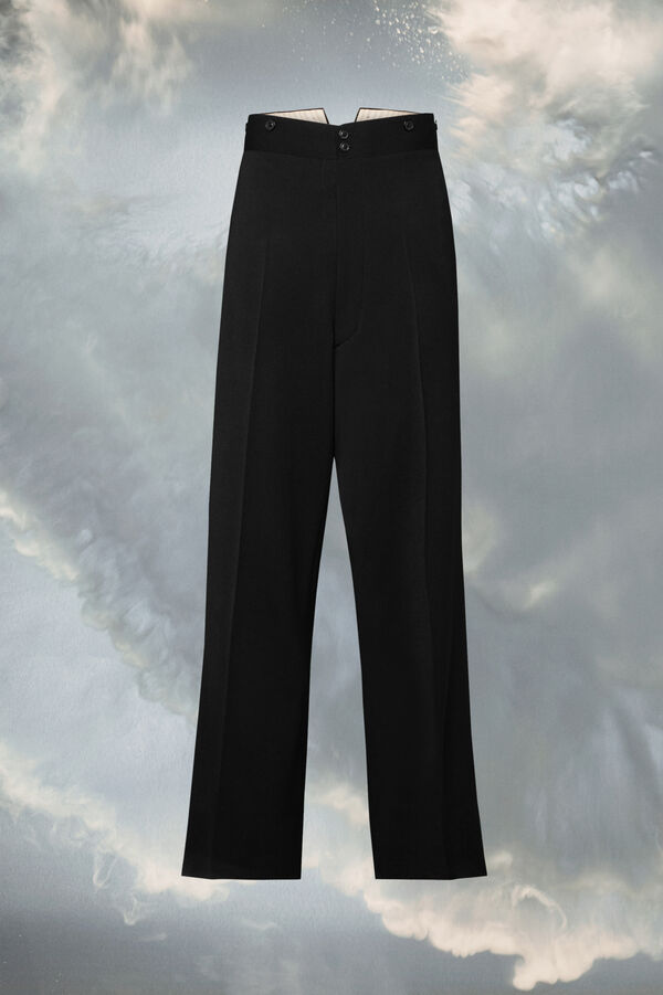Maison Margiela Pantalon En Laine Barathea