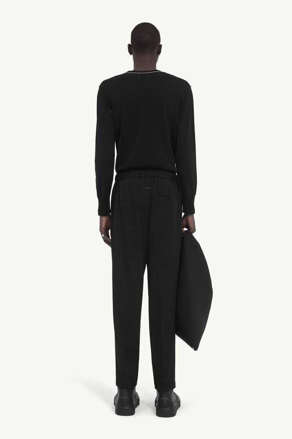 Maison Margiela Pantalon En Laine Façon Tailleur