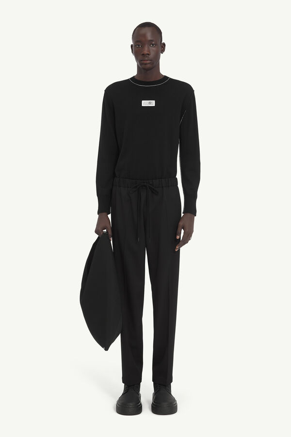 maison margiela Pantalon en laine façon tailleur
