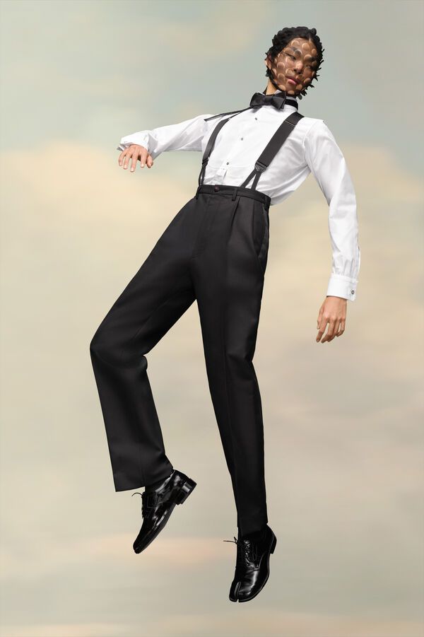 Maison Margiela Pantalon En Mohair Anglais