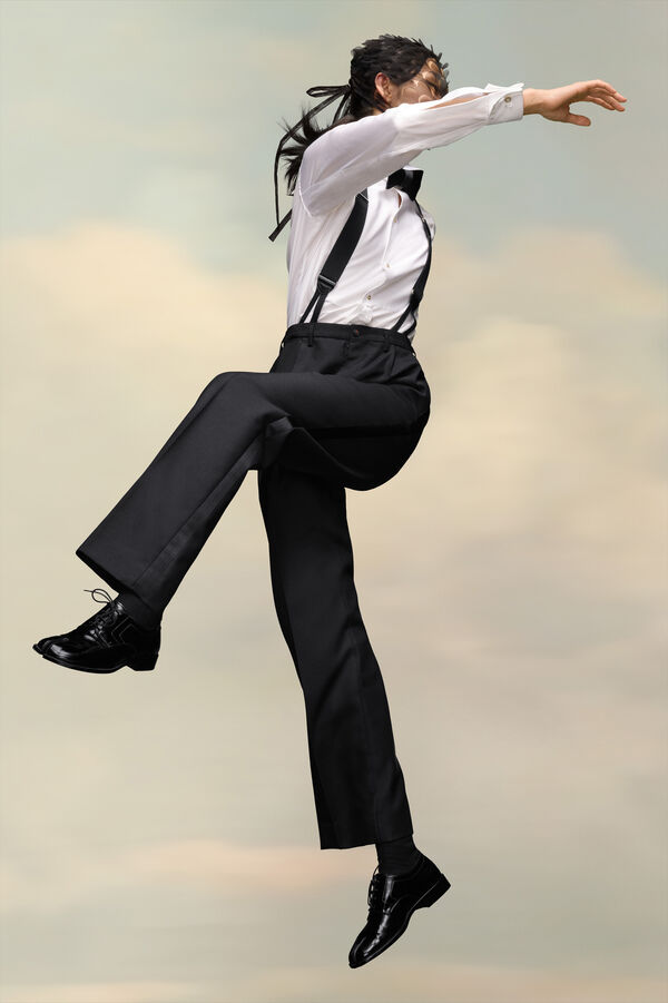 Maison Margiela Pantalon En Mohair Anglais