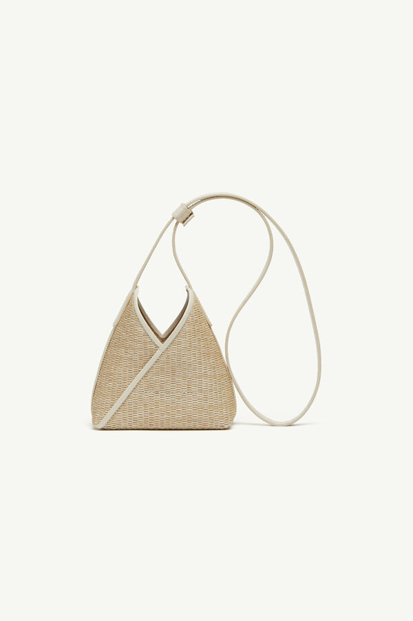 Maison Margiela Petit Sac Porté épaule En Raphia
