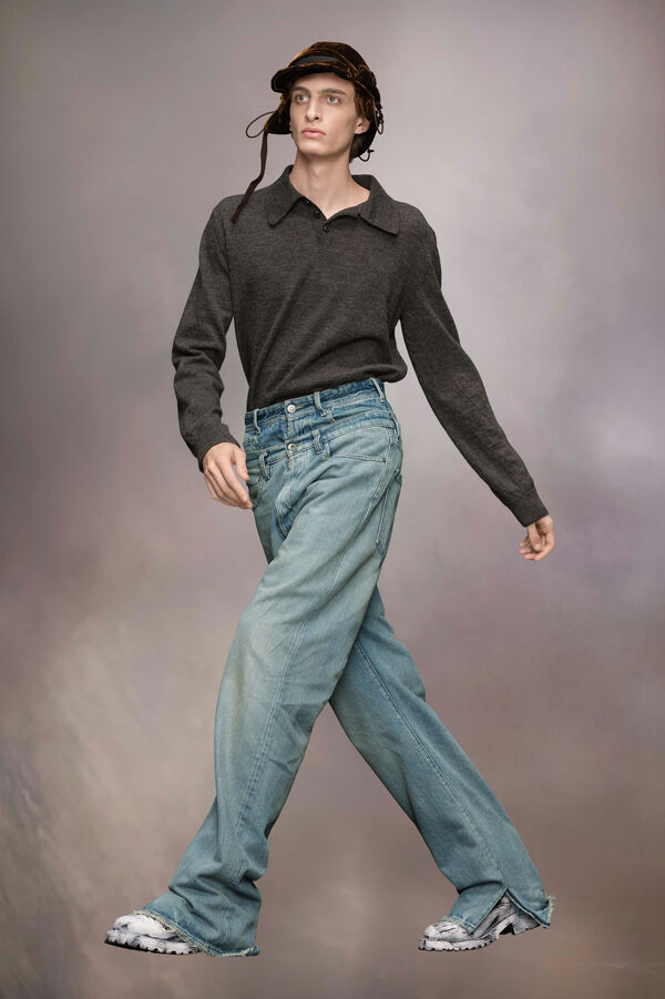 Maison Margiela Polo En Laine à Coudières