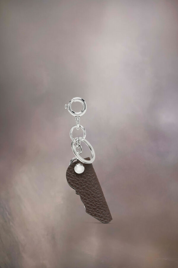 Maison Margiela Porte-clés En Cuir Avec Logo