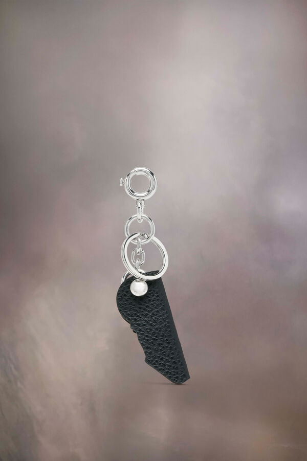 Maison Margiela Porte-clés En Cuir Avec Logo