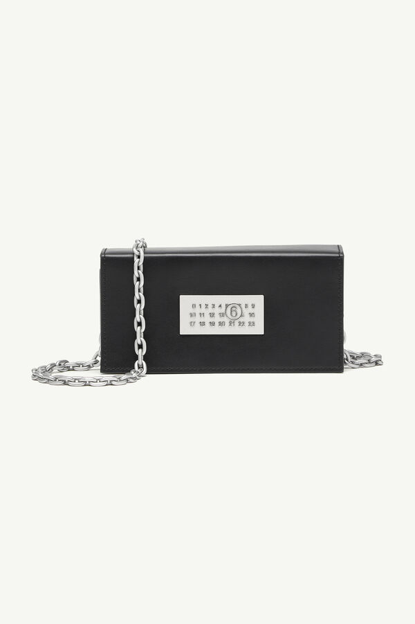 maison margiela Portefeuille à bandoulière chaîne