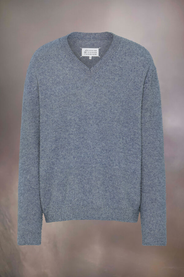 Maison Margiela Pull En Maille Peluche