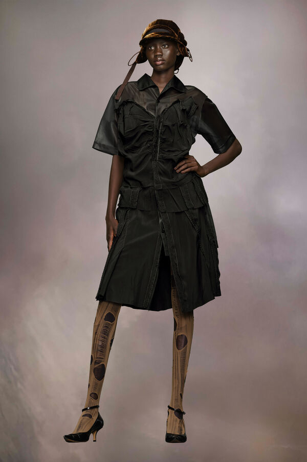 Maison Margiela Robe Chemise Décortiqué