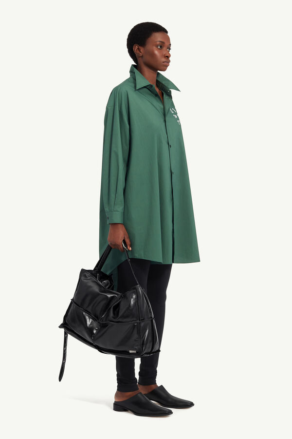 Maison Margiela Robe Chemise En Popeline