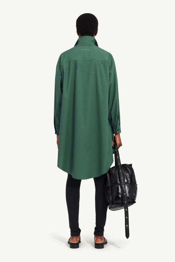 Maison Margiela Robe Chemise En Popeline