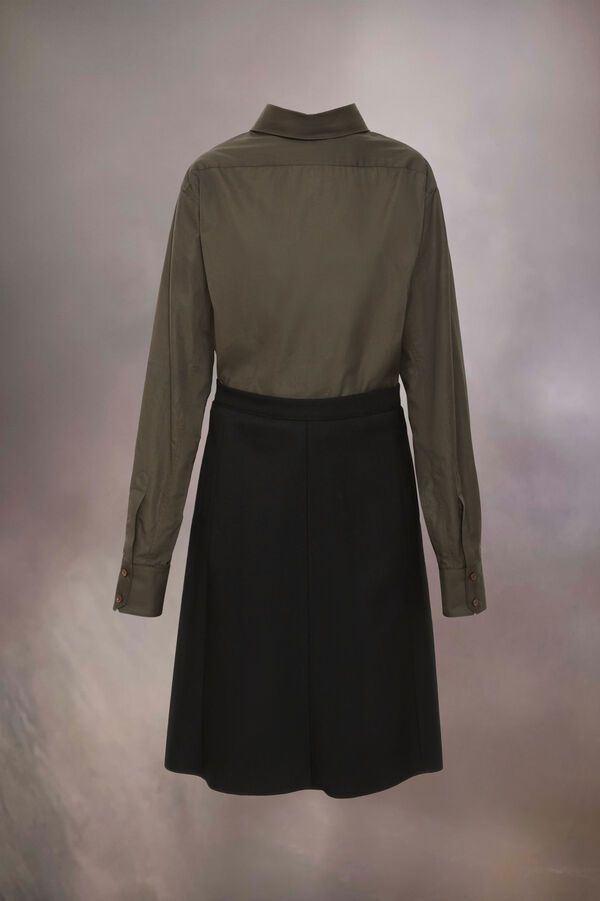 maison margiela Robe chemise inversée