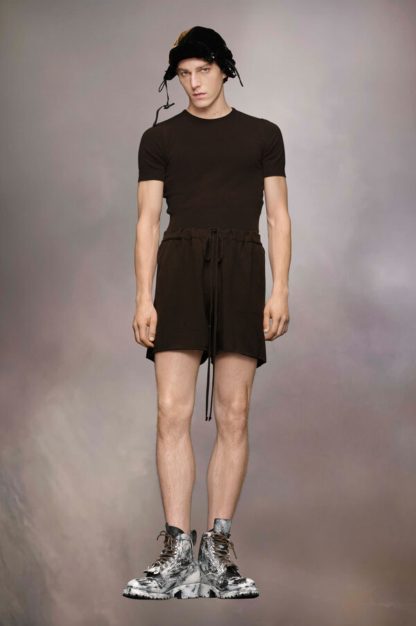 Maison Margiela Short En Maille Cachemire
