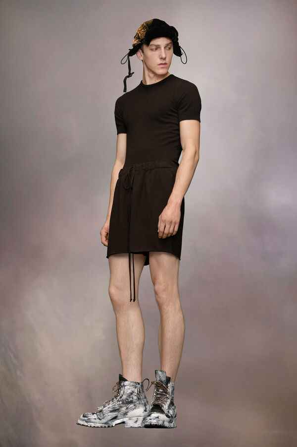 Maison Margiela Short En Maille Cachemire