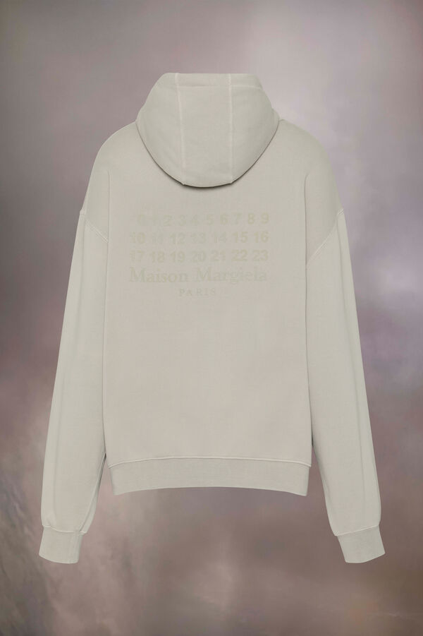 Maison Margiela Sweat-shirt à Capuche Numeric Logo