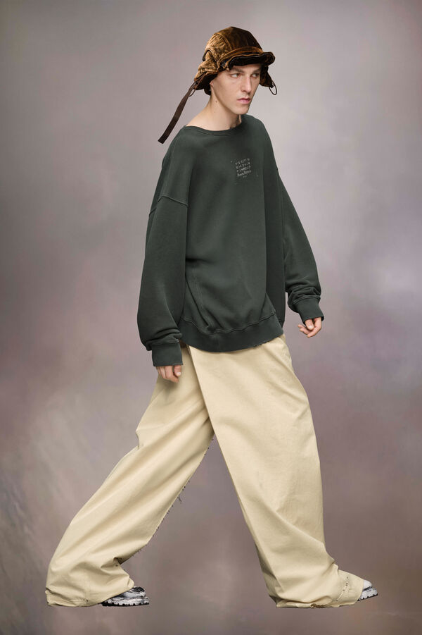 Maison Margiela Sweat-shirt à Logo Estampillé