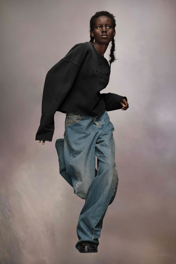 Maison Margiela Sweat-shirt En Molleton