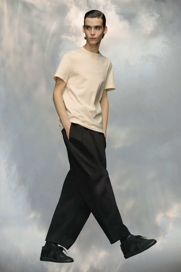 Maison Margiela T-shirt à Logo Déformé