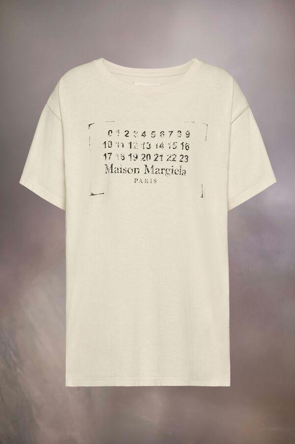 maison margiela T-shirt à logo estampillé