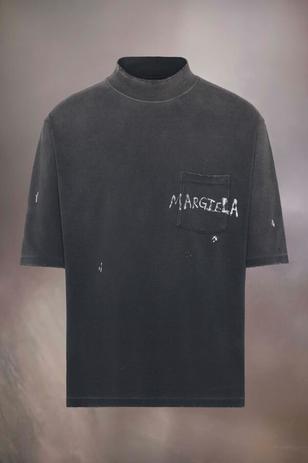 maison margiela T-shirt à logo graffiti