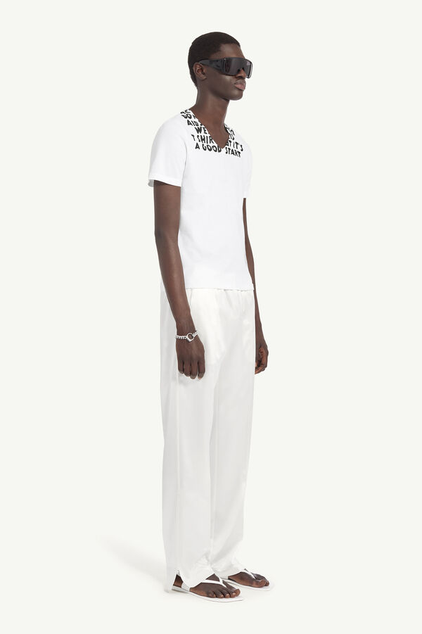 Maison Margiela T-shirt Col En V SIDA