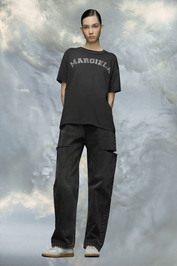 Maison Margiela T-shirt En Jersey De Coton à Logo