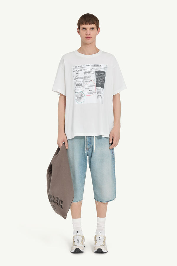 Maison Margiela T-shirt Imprimé Journal