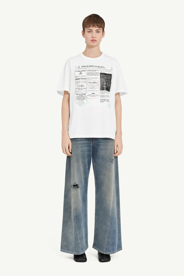 Maison Margiela T-shirt Imprimé Journal