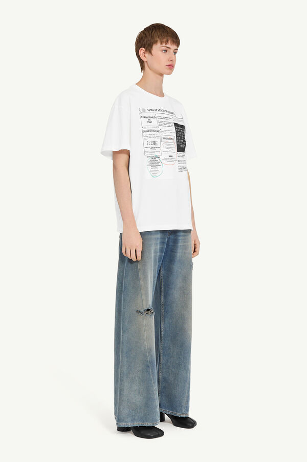 Maison Margiela T-shirt Imprimé Journal