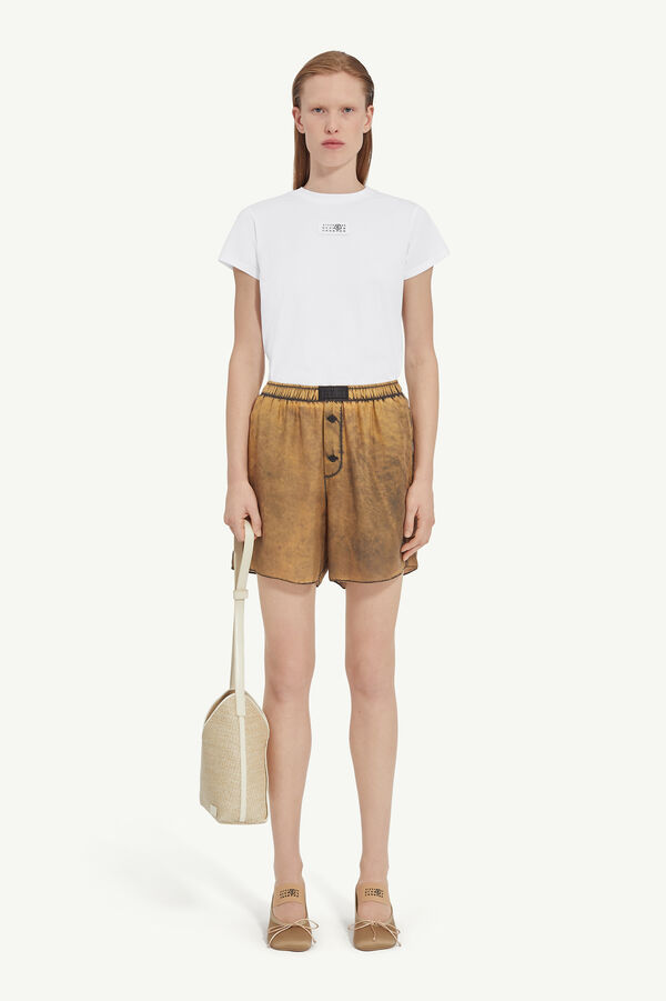 maison margiela T-shirt Numeric en jersey de coton