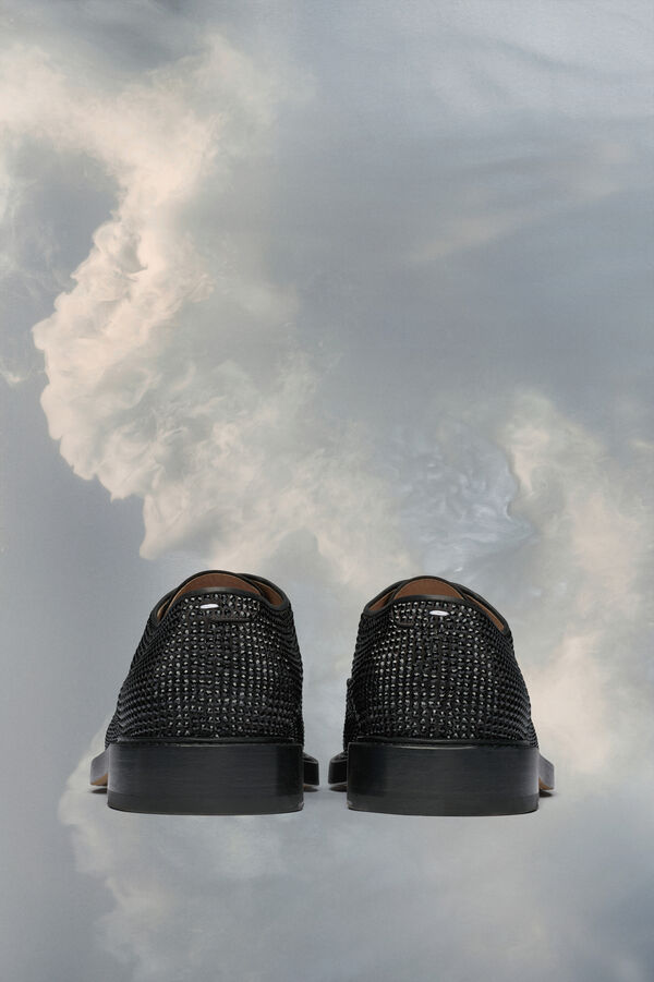 Maison Margiela Tabi à Lacets Ornée De Cristaux