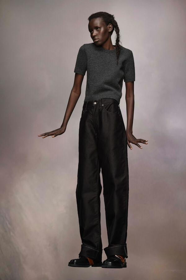 Maison Margiela Top En Laine D'agneau Lavée