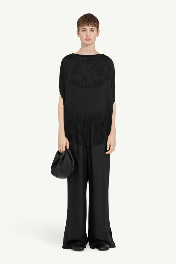 Maison Margiela Top Ras Du Cou à Franges