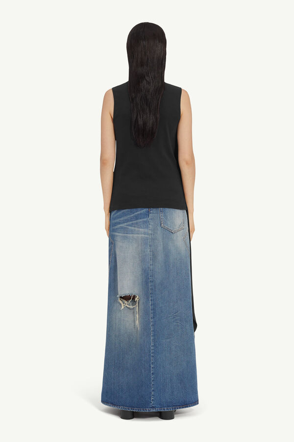 Maison Margiela Top Ras Du Cou Drapé