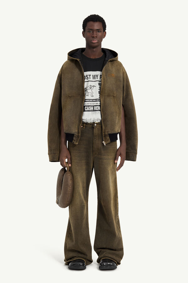Maison Margiela Veste à Capuche En Denim