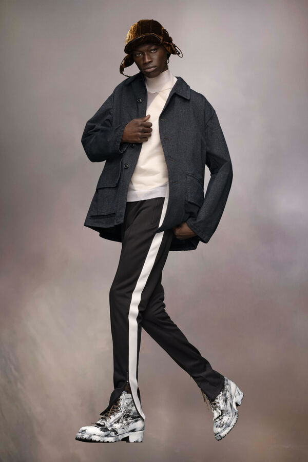 Maison Margiela Veste Caban En Coton